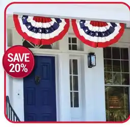 Ace Hardware American Pleated Fan Flag Set offer