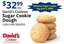 Restaurant Depot David's Cookies Sugar Cookie Dough offer