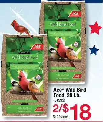Ace Hardware Ace Wild Bird Food, 20 Lb offer