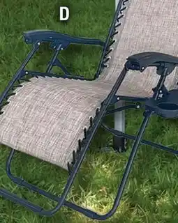 Ace Hardware Multi-Position Sling Folding Lounger offer