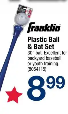 Ace Hardware Franklin Plastic Ball & Bat Set offer