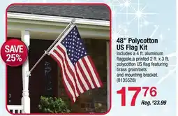 Ace Hardware 48 Polycotton US Flag Kit offer