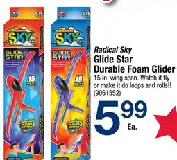 Ace Hardware Radical Sky Glide Star Durable Foam Glider offer