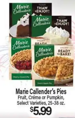 Angelo Caputo's Fresh Market Marie Callender's Pies offer