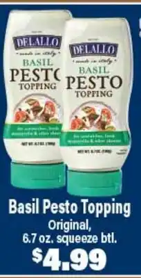 Angelo Caputo's Fresh Market Basil Pesto Topping offer