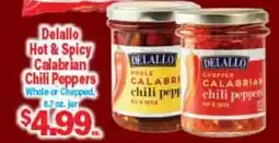 Angelo Caputo's Fresh Market Delallo Hot & Spicy Calabrian Chili Peppers offer