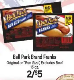 Angelo Caputo's Fresh Market Ball Park Brand Franks offer