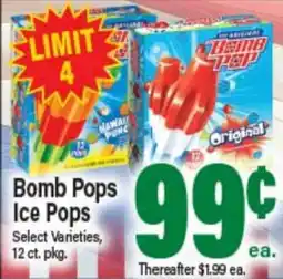 Angelo Caputo's Fresh Market Bomb Pops Ice Pops offer