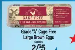 Angelo Caputo's Fresh Market Grade A Cage-Free Large Brown Eggs offer