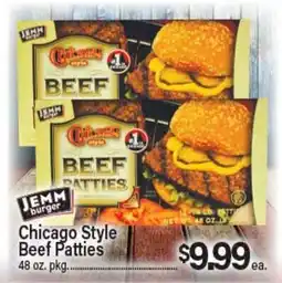 Angelo Caputo's Fresh Market Chicago Style Beef Patties offer