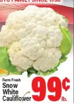 Angelo Caputo's Fresh Market Farm Fresh Snow White Cauliflower offer
