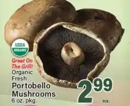 Angelo Caputo's Fresh Market Organic Fresh Portobello Mushrooms offer