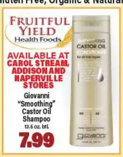 Angelo Caputo's Fresh Market Giovanni Smoothing Castor Oil Shampoo offer