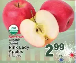 Angelo Caputo's Fresh Market Organic Sweet Pink Lady Apples offer
