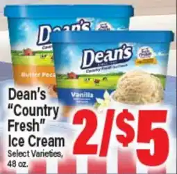 Angelo Caputo's Fresh Market Dean's Country Fresh Ice Cream offer