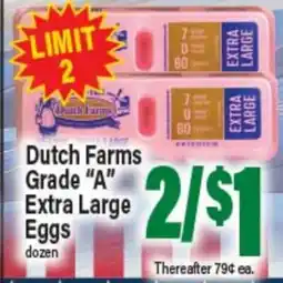 Angelo Caputo's Fresh Market Dutch Farms Grade A Extra Large Eggs offer