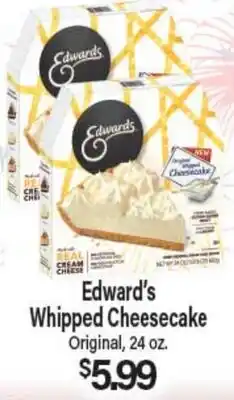 Angelo Caputo's Fresh Market Edward's Whipped Cheesecake offer