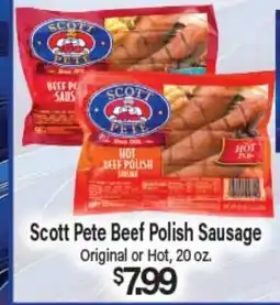 Angelo Caputo's Fresh Market Scott Pete Beef Polish Sausage offer