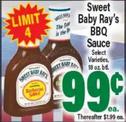 Angelo Caputo's Fresh Market Sweet Baby Ray's BBQ Sauce offer