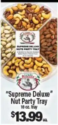 Angelo Caputo's Fresh Market Supreme Deluxe Nut Party Tray offer