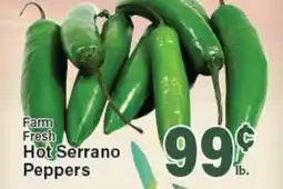 Angelo Caputo's Fresh Market Farm Fresh Hot Serrano Peppers offer