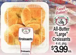 Angelo Caputo's Fresh Market All-Butter Large Croissants offer
