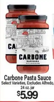 Angelo Caputo's Fresh Market Carbone Pasta Sauce offer