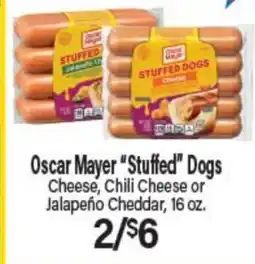 Angelo Caputo's Fresh Market Oscar Mayer Stuffed Dogs offer