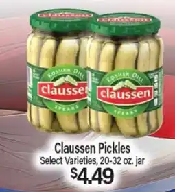 Angelo Caputo's Fresh Market Claussen Pickles offer