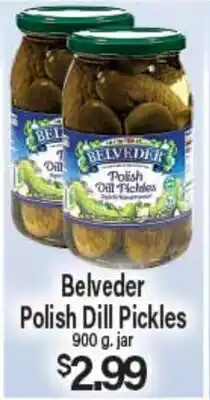 Angelo Caputo's Fresh Market Belvédér Polish Dill Pickles offer