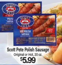 Angelo Caputo's Fresh Market Scott Pete Polish Sausage offer