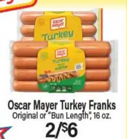 Angelo Caputo's Fresh Market Oscar Mayer Turkey Franks offer
