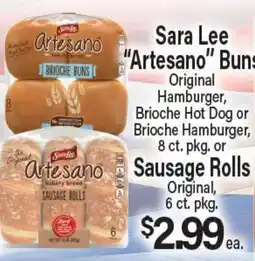 Angelo Caputo's Fresh Market Sara Lee Artesano Buns offer