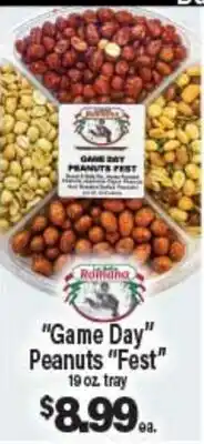 Angelo Caputo's Fresh Market Game Day Peanuts Fest offer