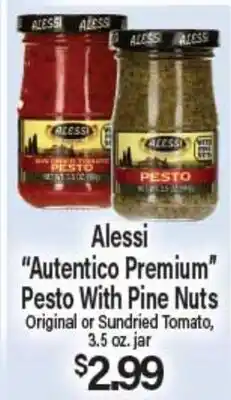 Angelo Caputo's Fresh Market Alessi Autentico Premium Pesto With Pine Nuts offer