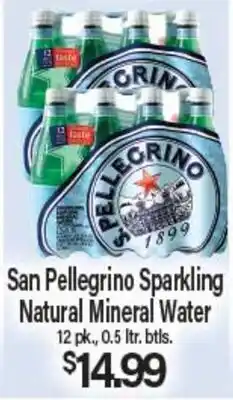 Angelo Caputo's Fresh Market San Pellegrino Sparkling Natural Mineral Water offer
