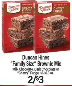 Angelo Caputo's Fresh Market Duncan Hines Family Size Brownie Mix offer