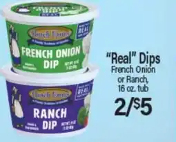 Angelo Caputo's Fresh Market Real Dips French Onion or Ranch offer