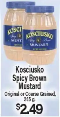 Angelo Caputo's Fresh Market Kosciusko Spicy Brown Mustard offer