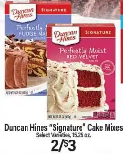 Angelo Caputo's Fresh Market Duncan Hines Signature Cake Mixes offer