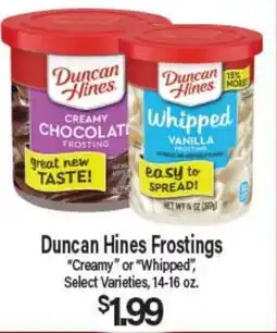 Angelo Caputo's Fresh Market Duncan Hines Frostings offer