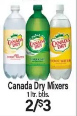 Angelo Caputo's Fresh Market Canada Dry Mixers offer