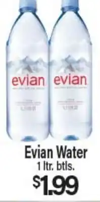 Angelo Caputo's Fresh Market Evian Water offer
