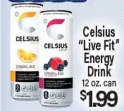 Angelo Caputo's Fresh Market Celsius Live Fit Energy Drink offer