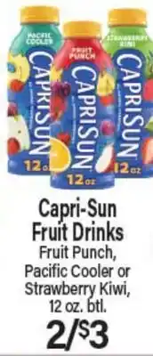 Angelo Caputo's Fresh Market Capri-Sun Fruit Drinks offer