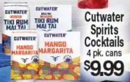 Angelo Caputo's Fresh Market Cutwater Spirits Cocktails offer