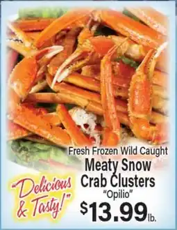 Angelo Caputo's Fresh Market Fresh Frozen Wild Caught Meaty Snow Crab Clusters offer