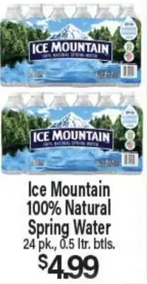 Angelo Caputo's Fresh Market Ice Mountain 100% Natural Spring Water offer
