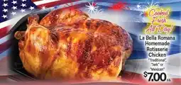 Angelo Caputo's Fresh Market La Bella Romana Homemade Rotisserie Chicken offer