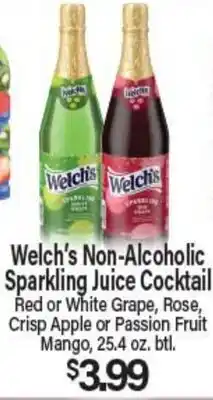 Angelo Caputo's Fresh Market Welch's Non-Alcoholic Sparkling Juice Cocktail offer